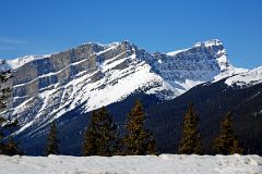 19 BowCrow Peak From Near Hector Lake On Icefields Parkway